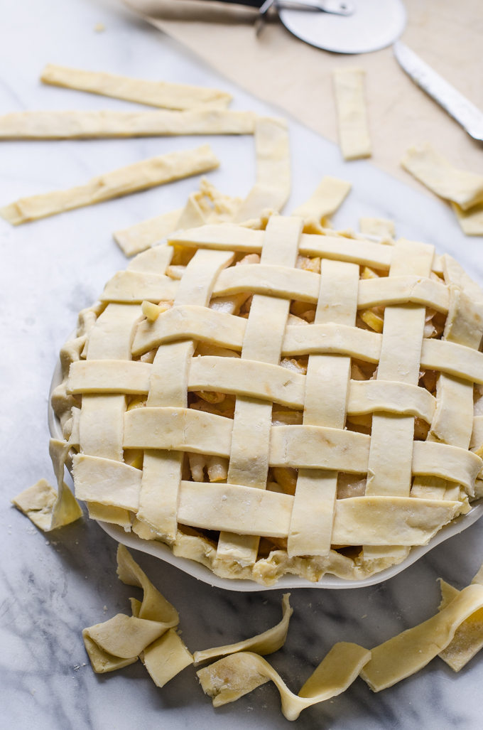 Spiced Pear Pie with Sourdough Crust