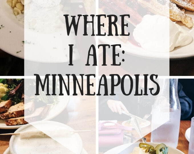 Where I Ate: Minneapolis