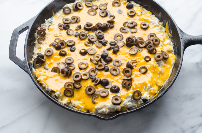 Sour Cream Chicken Enchilada Skillet