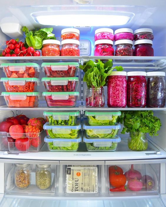 Pinterest Worthy Refrigerator Organization — Easily Inspired