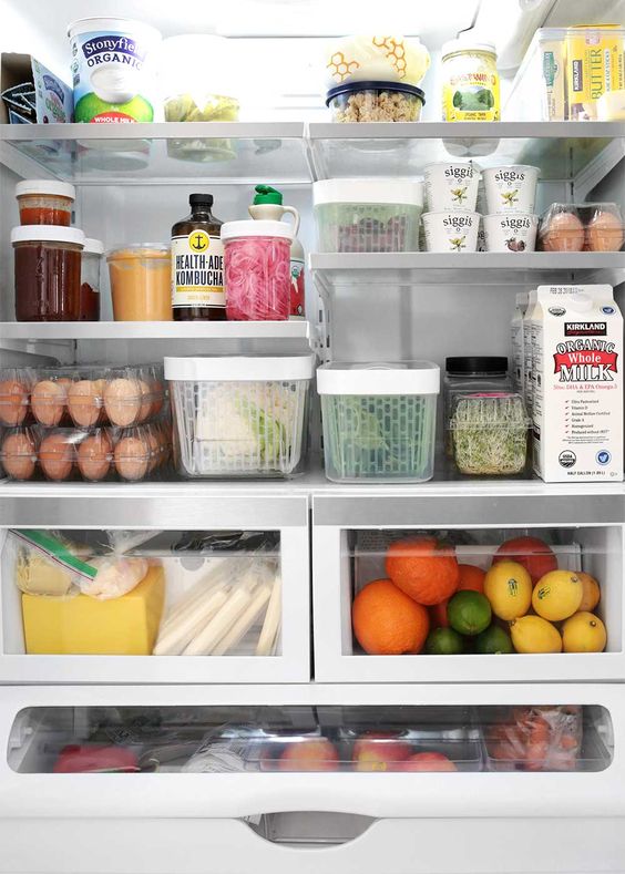 Fridge Organization Inspiration