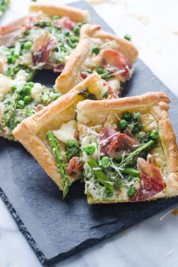 Spring Asparagus Puff Pastry Tart