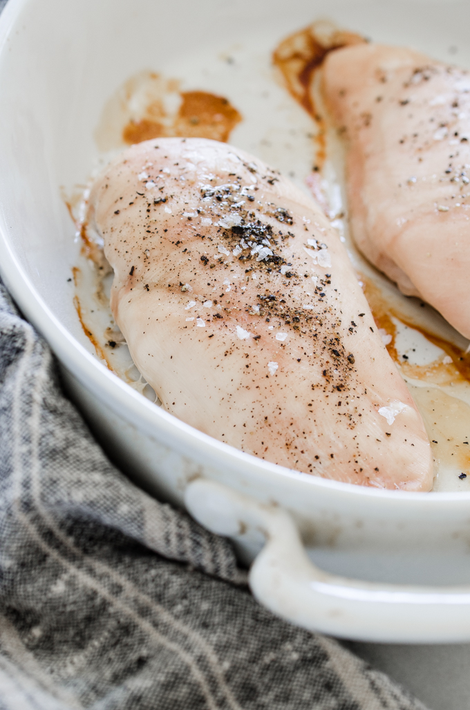 How to Bake Boneless Skinless Chicken Breasts - Buttered Side Up