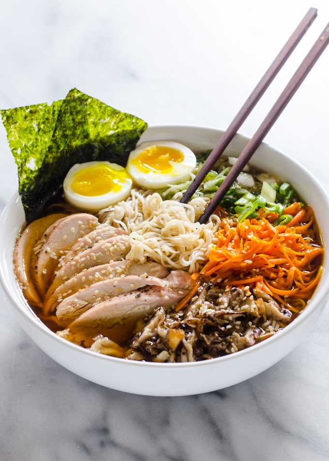 Ramen Recipe with Chicken and Veggies