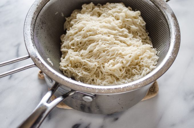 Cooking ramen noodles