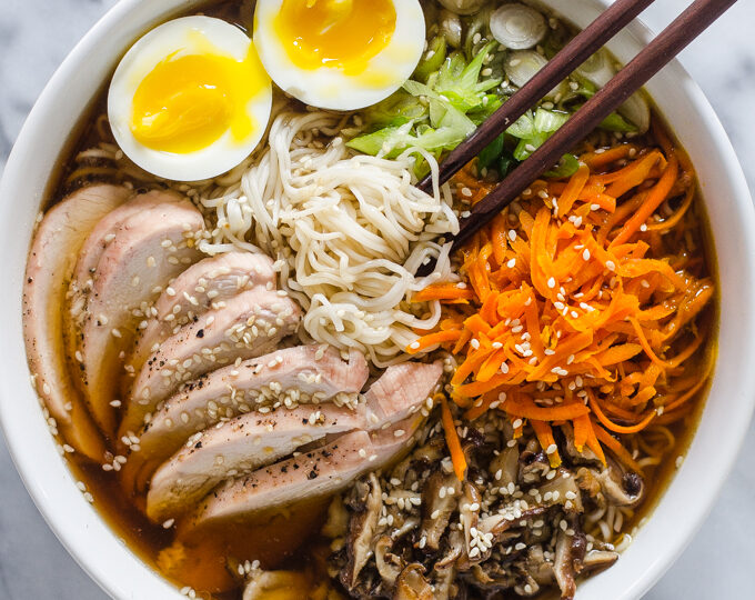 Ramen Recipe with Chicken and Veggies