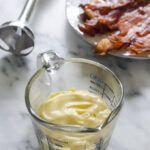 This mayonnaise recipe uses bacon grease and it's so full of flavor!