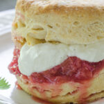 Shortcake Recipe with Sourdough Biscuits and Strawberry Rhubarb Compote