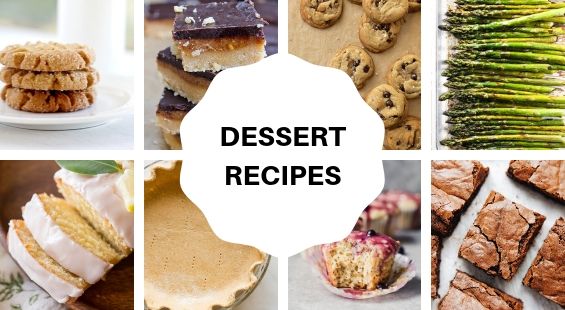 Collage of Dessert Coconut Oil Recipes