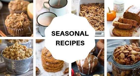 Collage of Seasonal Coconut Oil Recipes