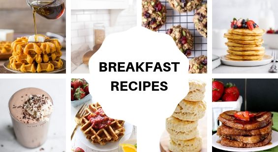 Collage of Breakfast Coconut Oil Recipes