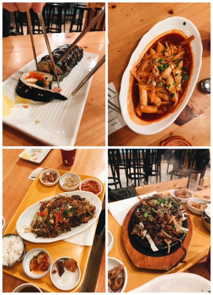 Kbop Korean Bistro Minneaolis: Gimbap, Dokkboki, Bulgogi, and Japchae