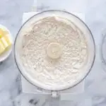 Mixing the dry ingredients together in a food processor.