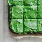 The BEST Matcha Brownies Recipe without white chocolate!