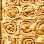 This Cinnamon Rolls Recipe without Milk is the perfect way to enjoy cinnamon rolls even if you're out of milk or going dairy free!