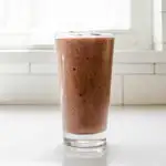 The Frappuccino base in a 16 ounce (Grande size) cup.