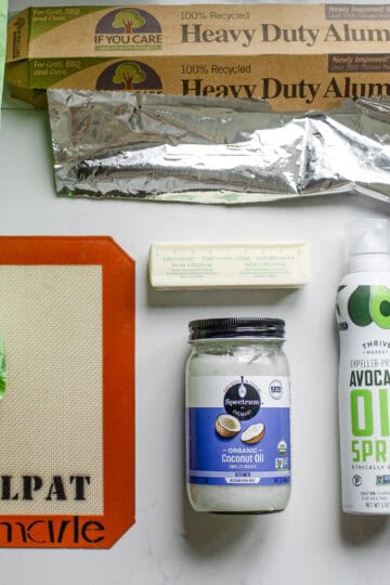 Parchment Paper Substitute for Baking laid out on a white countertop.