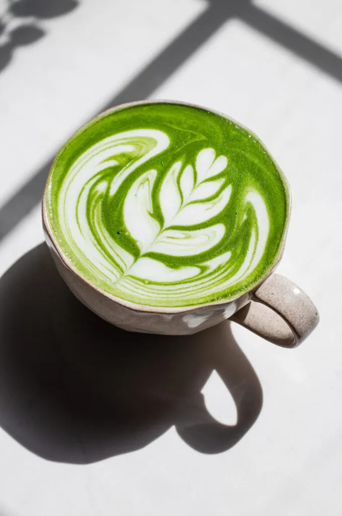 Starbucks hot matcha green tea latte recipe.