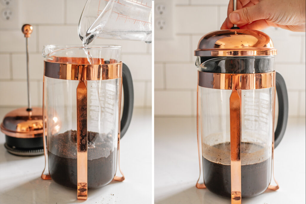 How to make cold brew in a French press.