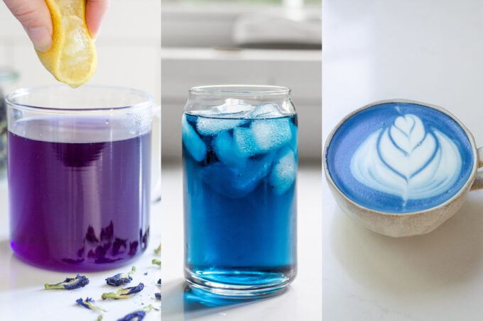 How to Make Butterfly Pea Tea - Hot, Iced, or Latte!