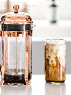 French Press Cold Brew - The Busy Foodie