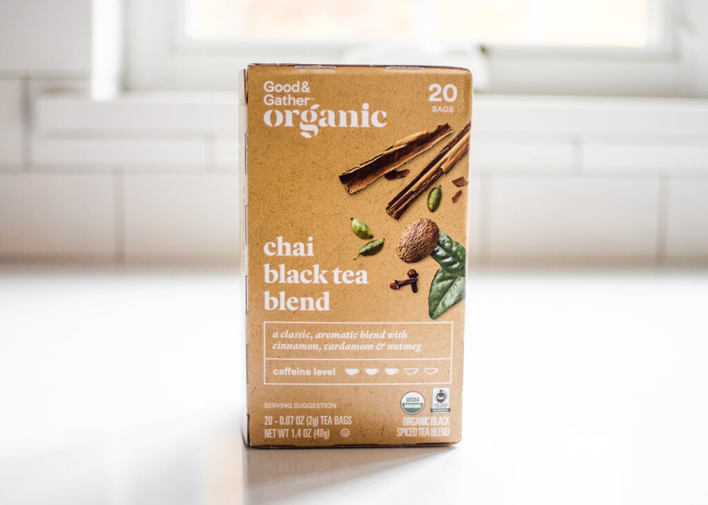Good and Gather (Target Brand) Chai tea review.