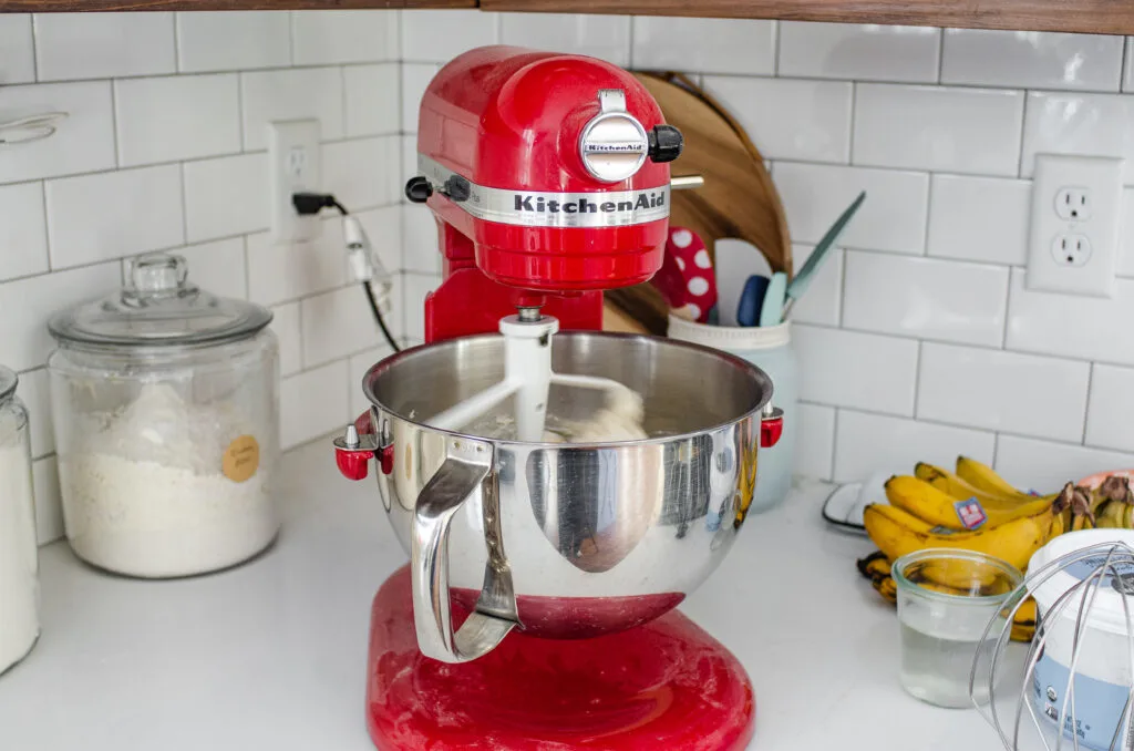 How To Use A Stand Mixer For Sourdough Bread - The Pantry Mama