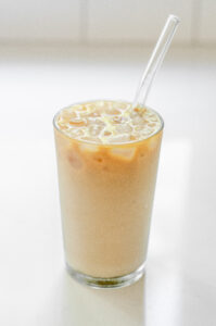 A recreation of the Iced Starbucks Blonde Vanilla Latte.