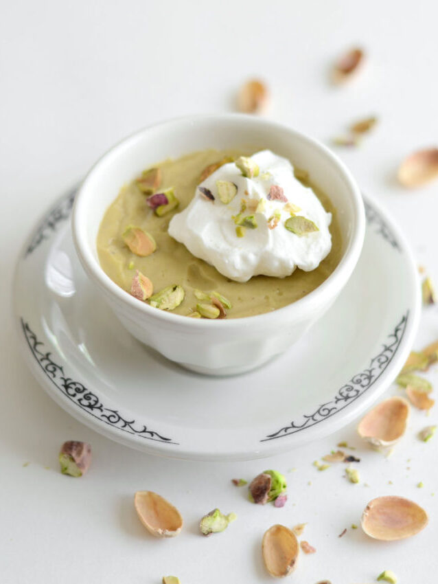 Homemade Pistachio Pudding