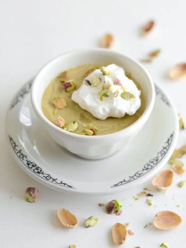 Homemade Pistachio Pudding