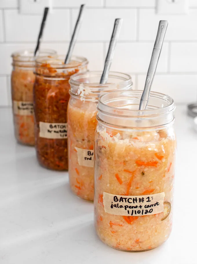 Easy Spicy Sauerkraut 4 Ways