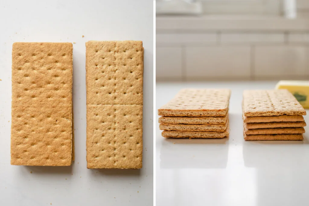 Comparing the sizes of different brands of graham crackers.