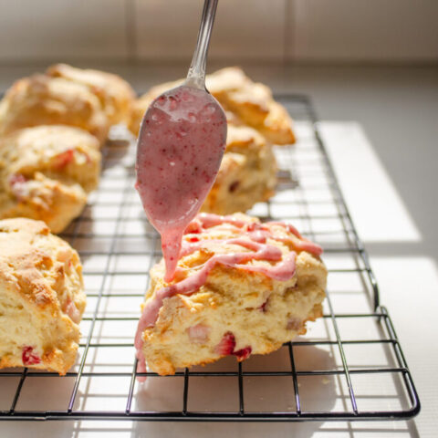 Strawberry Scones