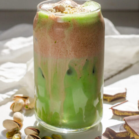 Starbucks Iced Dubai Chocolate Matcha Latte Recipe